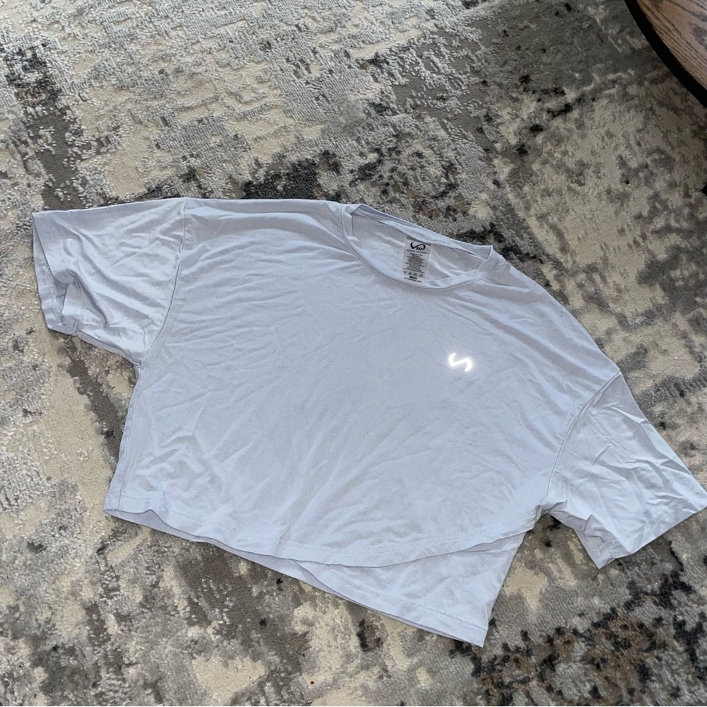 TLF cropped tee